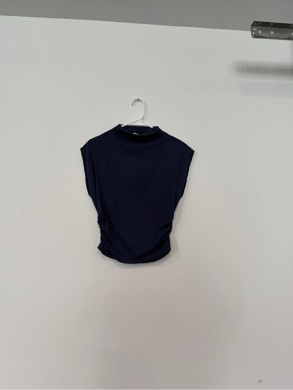 Michael Stars Amara Sleeveless Mock Neck Top in Nocturnal